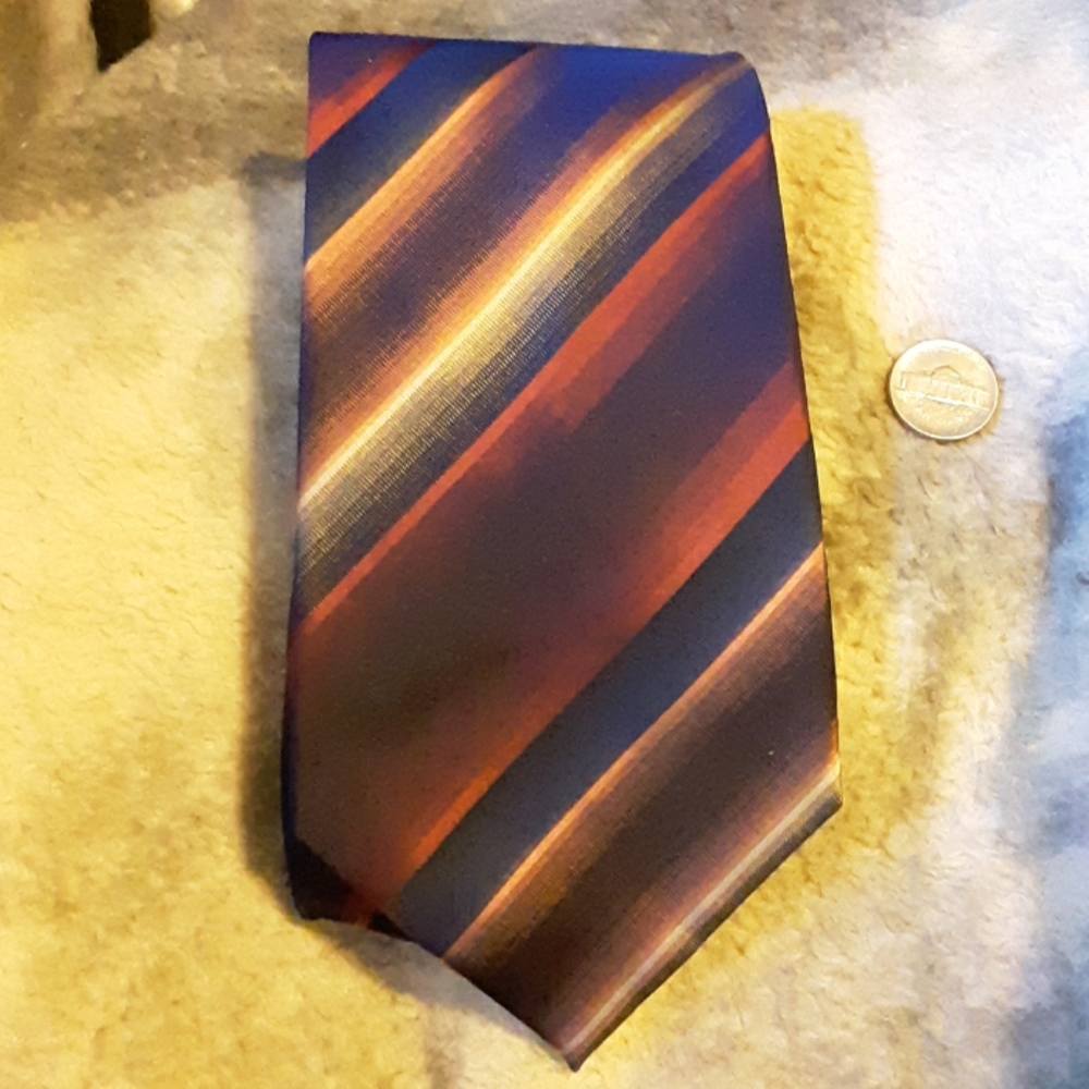 Dockers necktie multicolored 100% silk used